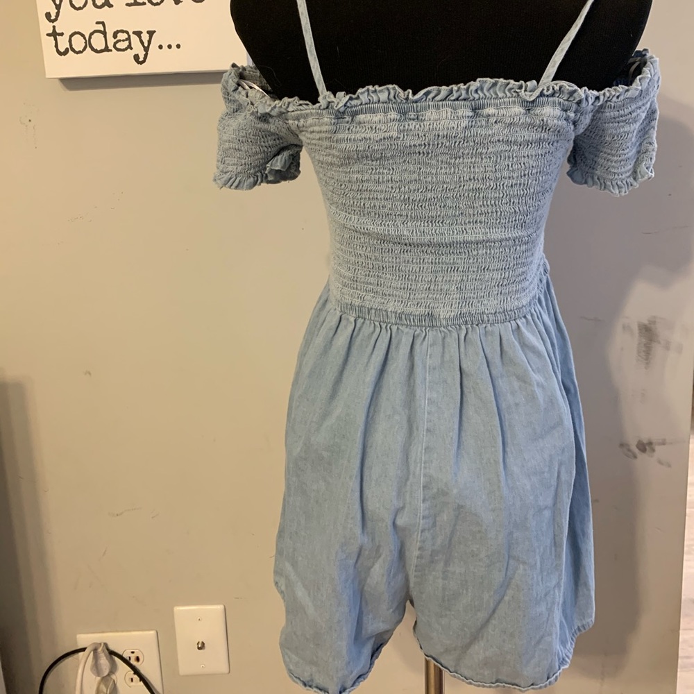 Blue Jean-like romper